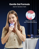 LED Teeth Whitening Kit Portable Peroxide-Free with U-Shaped Tray