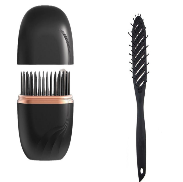Mini Hair Straightener Comb for Travel and Daily Hair Styling