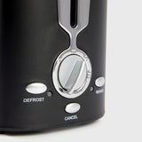 2-Slice Stainless Steel Toaster with Wide Slots & Removable Tray