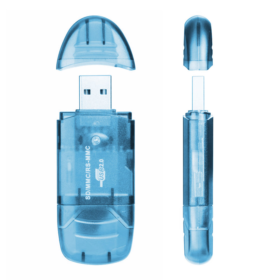 USA GADGET MART High-Speed USB 2.0 SD Card Reader Adapter - 480Mbps