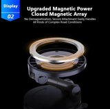 Retractable Magnetic Car Phone Holder 360° Vacuum Suction Mount.