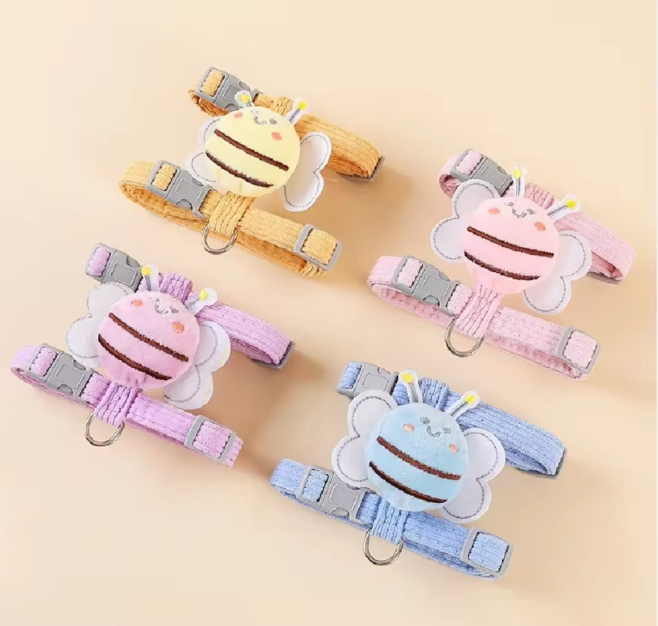 Adjustable Wing Pet Harness Vest for Kitten & Small Dog, Comfortable Breathable Fit