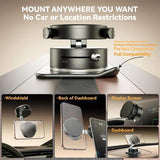 Magnetic 360° Rotating Car Phone Holder with Strong Suction (2026)