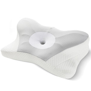 ergonomic memory foam cervical neck pillow sleep support cushion
