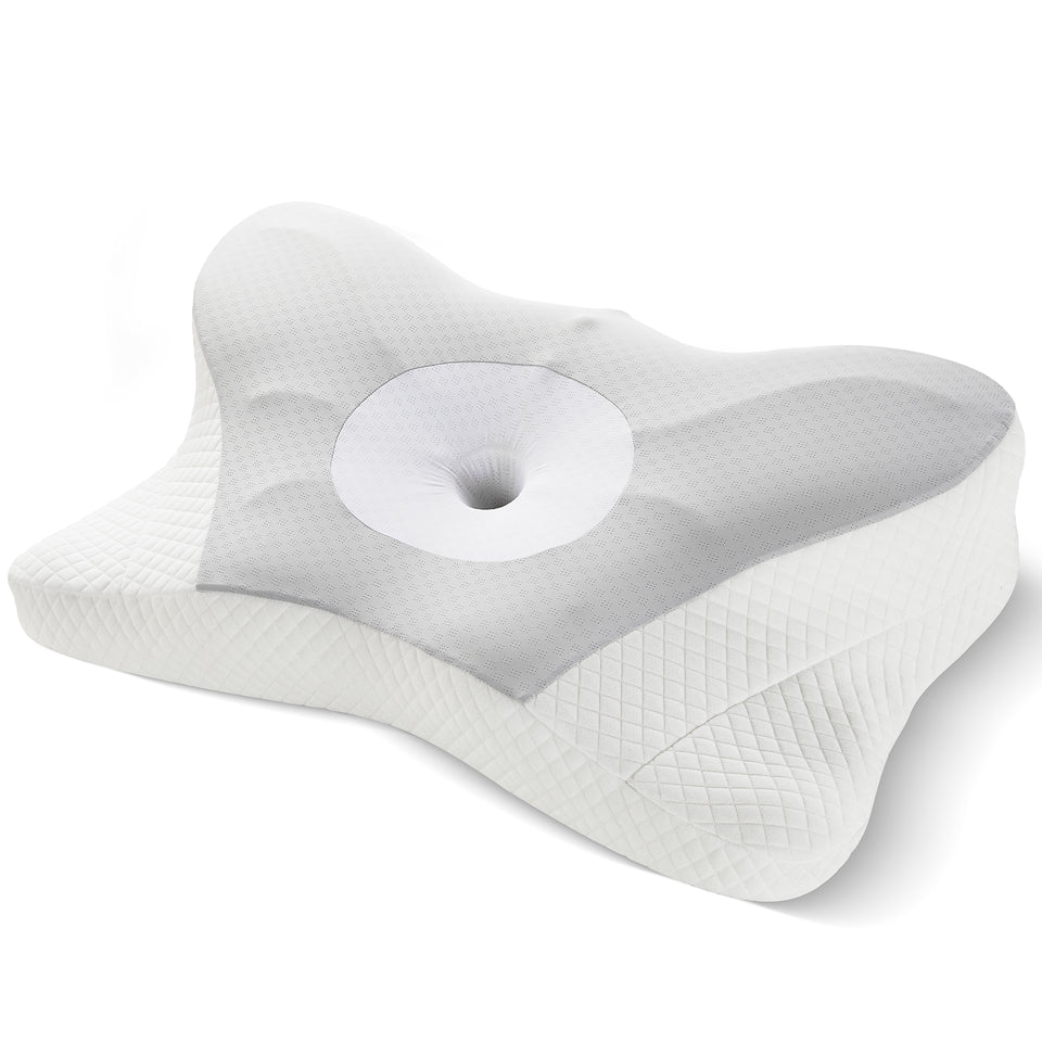 ergonomic memory foam cervical neck pillow sleep support cushion