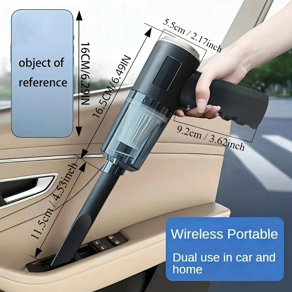 Rechargeable Wireless Vacuum Cleaner for Car & Home Use