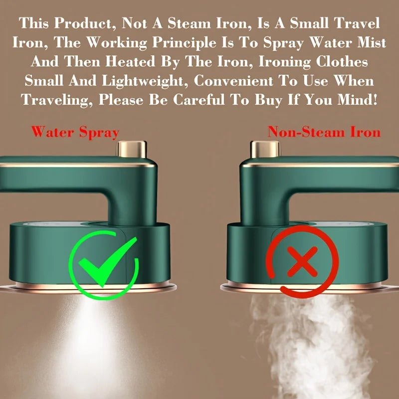 Mini Portable Clothing Iron Handheld Travel Garment Steamer
