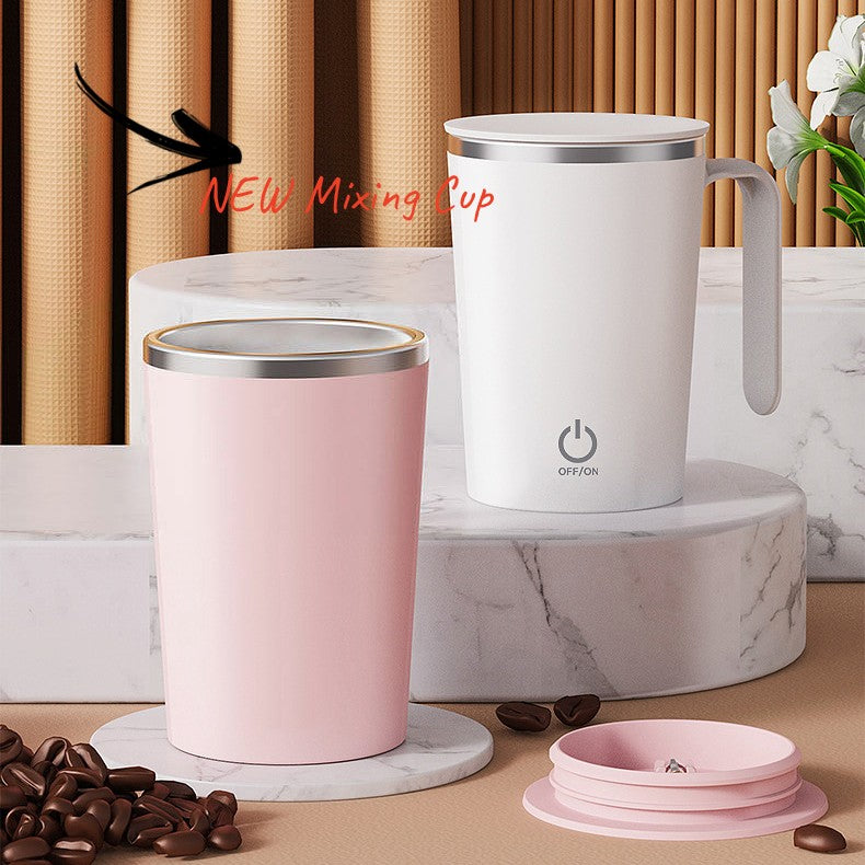 Automatic Electric Mixing Cup Stainless Steel Coffee Mug