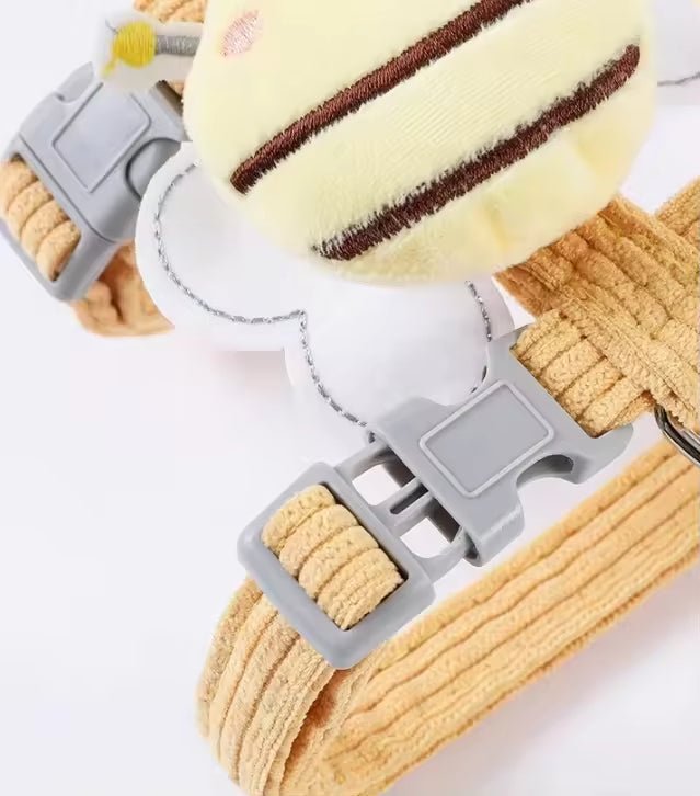 Adjustable Wing Pet Harness Vest for Kitten & Small Dog, Comfortable Breathable Fit