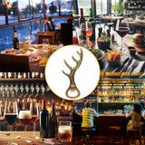 Deer Antler Bottle Opener Zinc Alloy Party Bar Tool Gift