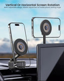 Retractable Magnetic Car Phone Holder 360° Vacuum Suction Mount.