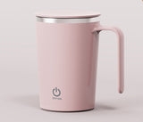 Automatic Electric Mixing Cup Stainless Steel Coffee Mug
