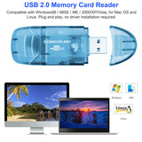 USA GADGET MART High-Speed USB 2.0 SD Card Reader Adapter - 480Mbps